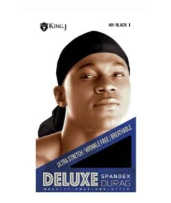 M&M King.J Deluxe Du-Rag[Black] #401