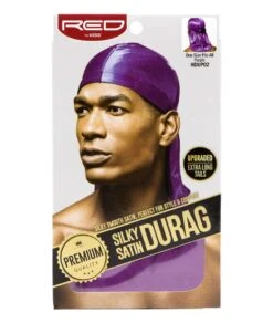 Red By Kiss Premium Silky Satin Durag #Hd -Clore Beauty Store G00013937