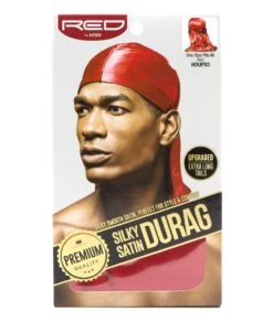 Red By Kiss Premium Silky Satin Durag #Hd -Clore Beauty Store G00013938