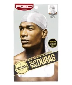 Red By Kiss Premium Silky Satin Durag #Hd -Clore Beauty Store G00013940