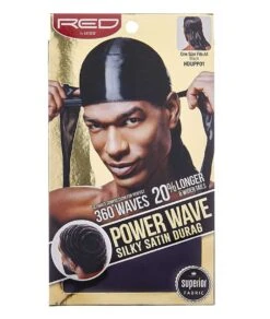 Red By Kiss Power Wave Silky Satin Durag #Hd -Clore Beauty Store G00013959