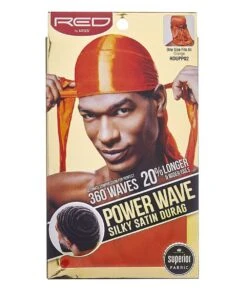 Red By Kiss Power Wave Silky Satin Durag #Hd -Clore Beauty Store G00013960