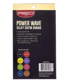 Red By Kiss Power Wave Silky Satin Durag #Hd -Clore Beauty Store G00013960 1