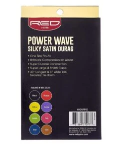 Red By Kiss Power Wave Silky Satin Durag #Hd -Clore Beauty Store G00013961 1