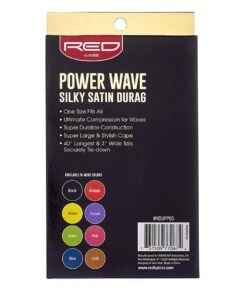 Red By Kiss Power Wave Silky Satin Durag #Hd -Clore Beauty Store G00013963 1