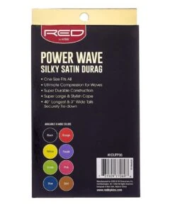 Red By Kiss Power Wave Silky Satin Durag #Hd -Clore Beauty Store G00013964 1