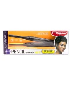 Red By Kiss Pencil Ceramic Tourmaline Flat Iron 3/10 Inch #Fi030