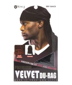 M&M King.J Premium Velvet Du-Rag -Clore Beauty Store G00014270