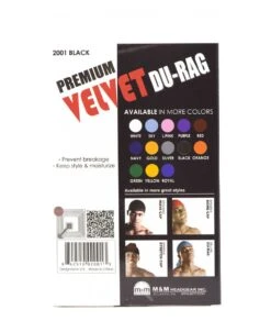 M&M King.J Premium Velvet Du-Rag -Clore Beauty Store G00014270 1