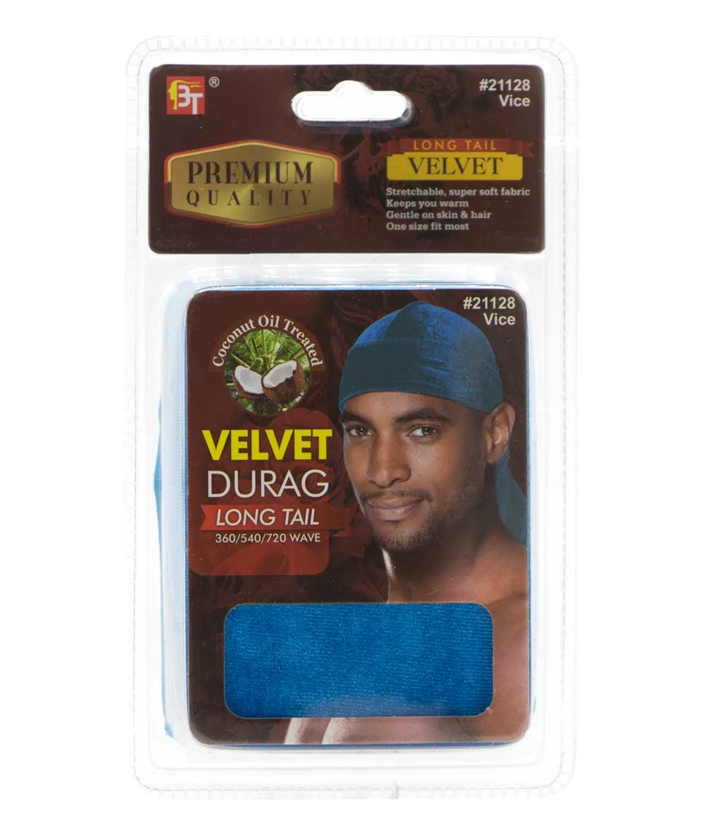 Beauty Town Coconut Oil Treated Velvet Durag Long Tail 12 Beauty Town Coconut Oil Treated Velvet Durag Long Tail - Image 12