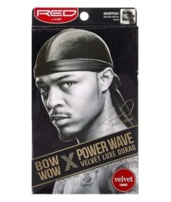 Red By Kiss Bow Wow X Power Wave Velvet Luxe Durag #Hduppv -Clore Beauty Store G00014390