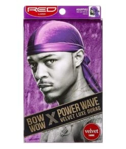 Red By Kiss Bow Wow X Power Wave Velvet Luxe Durag #Hduppv -Clore Beauty Store G00014391