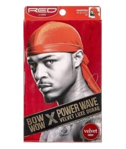 Red By Kiss Bow Wow X Power Wave Velvet Luxe Durag #Hduppv -Clore Beauty Store G00014393