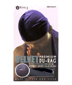 M&M King.J Premium Velvet Du-Rag -Clore Beauty Store G00014456
