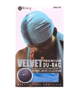 M&M King.J Premium Velvet Du-Rag -Clore Beauty Store G00014458