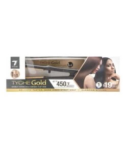 Tyche Gold Double Coated Gold Ceramic Flat Iron [1 1/2 Inch] #Tg150