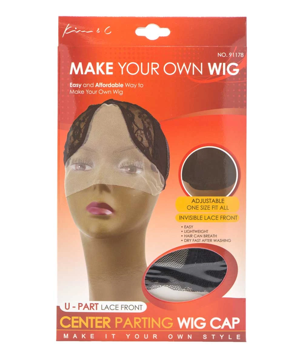 Kim & C Make Your Own Wig U-Part Lace Front Center Parting Wig Cap #As91178 1 Kim & C Make Your Own Wig U-Part Lace Front Center Parting Wig Cap #As91178
