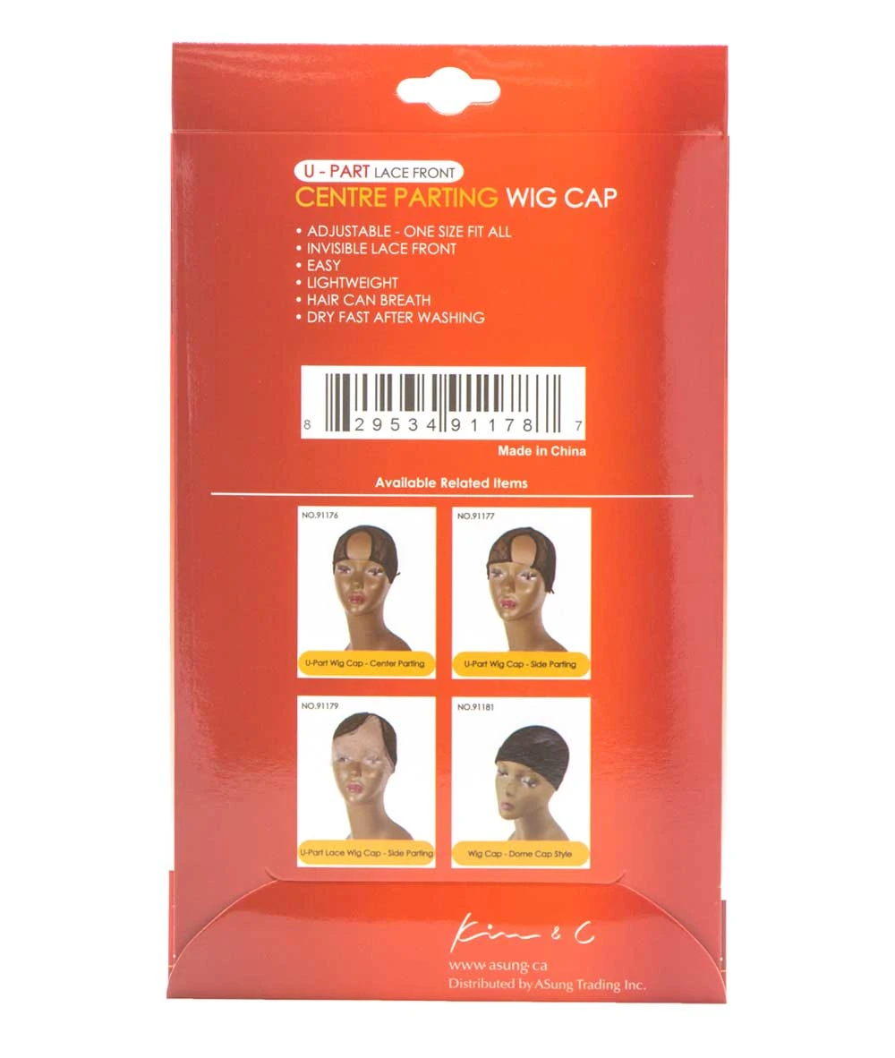 Kim & C Make Your Own Wig U-Part Lace Front Center Parting Wig Cap #As91178 2 Kim & C Make Your Own Wig U-Part Lace Front Center Parting Wig Cap #As91178 - Image 2