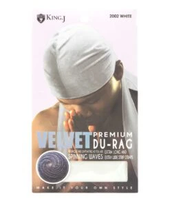 M&M King.J Premium Velvet Du-Rag -Clore Beauty Store G00014718