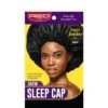 Red By Kiss Satin Sleep Cap Super Jumbo #Hsl03 [Black]