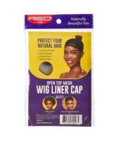 Red By Kiss Hwc07 Open Top Mesh Wig Liner Cap [Black] -Clore Beauty Store G00014948 4