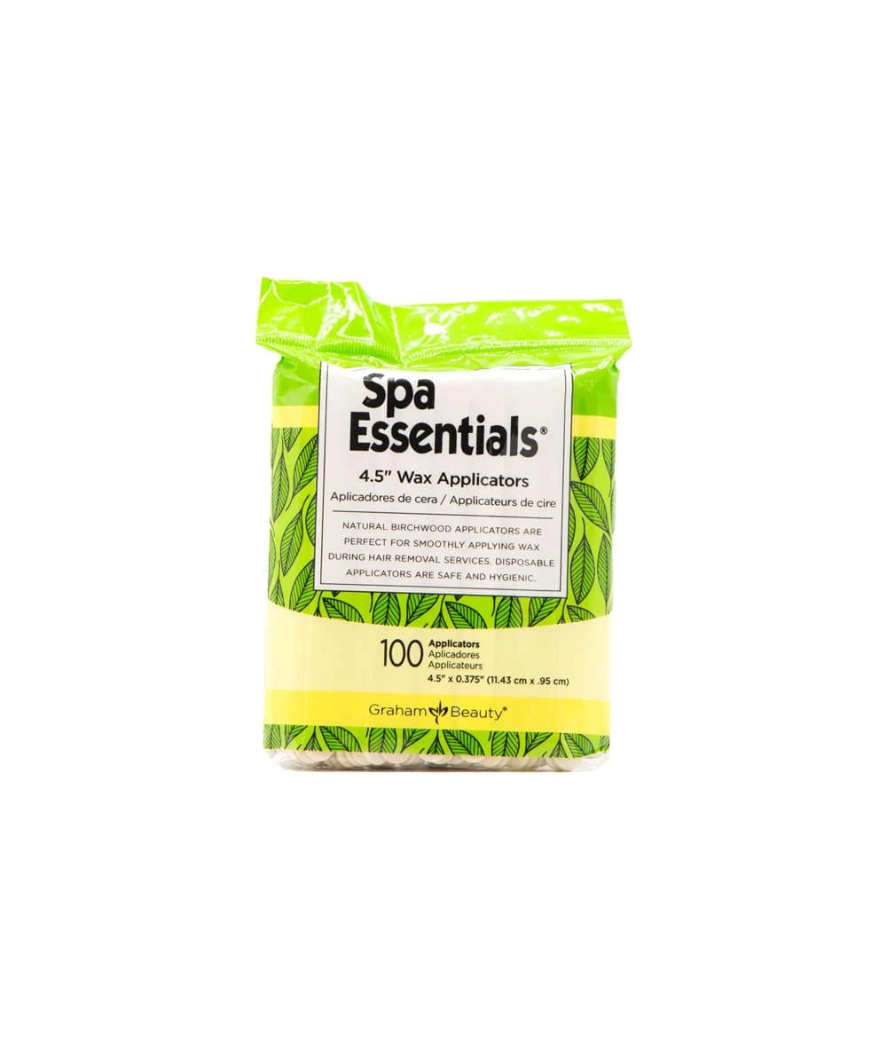 Graham Beauty Spa Essentials Wax Applicators 100Pcs 1 Graham Beauty Spa Essentials Wax Applicators 100Pcs