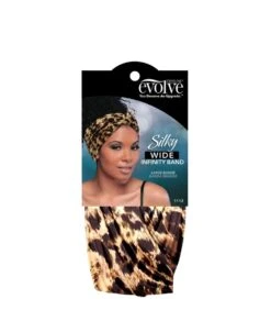 Firstline Evolve Silky Wide Infinity Band [Animal Print] #1112 -Clore Beauty Store G00015966 1