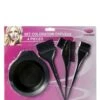 Kim&C Dye Brush Kit 4PCS #Asbs91590 [Tint Bowl+3Dye Brushes]