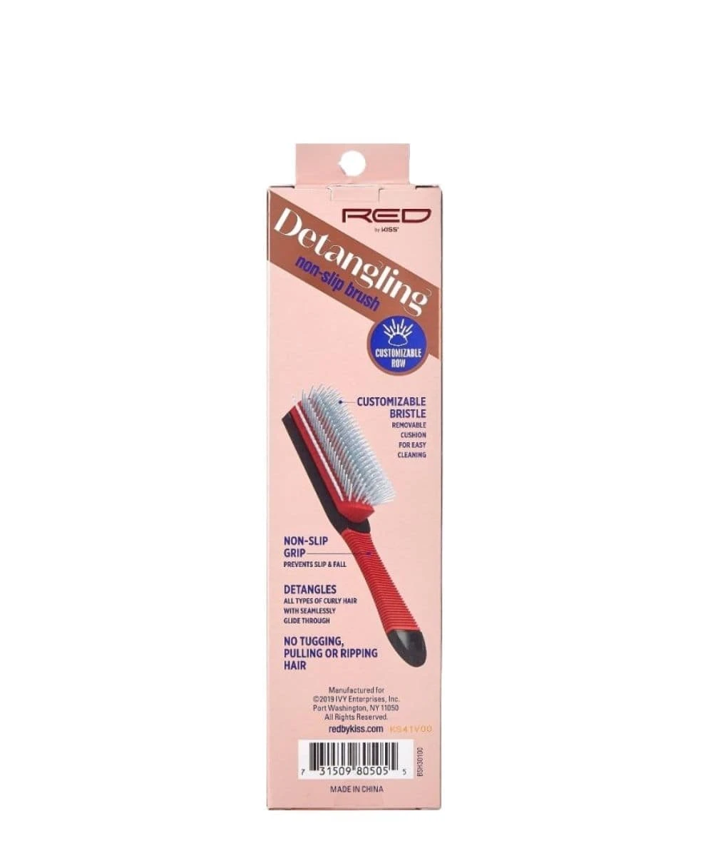 Red By Kiss Detangling Non Slip Brush #HH45 2 Red By Kiss Detangling Non Slip Brush #HH45 - Image 2