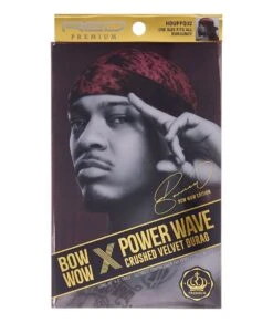 Red By Kiss Premium Power Wave Crushed Velvet Durag #Hduppq -Clore Beauty Store G00016638