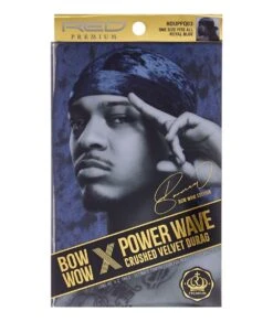 Red By Kiss Premium Power Wave Crushed Velvet Durag #Hduppq -Clore Beauty Store G00016639