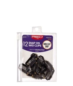 Red By Kiss 12 Snap On Wig Clips Non Slip Grip Black #Hwg -Clore Beauty Store G00016656