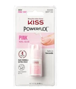 Kiss Powerflex Pink Nail Glue #BKp139 3 Kiss Powerflex Pink Nail Glue #BKp139 -Clore Beauty Store G00017908