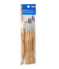 KISS Gold Finger Round Acrylic Brush Set #GB02