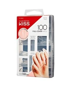 Kiss 100 Nails[Clear Coffin Tip] #Hn01C