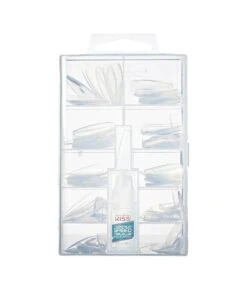 Kiss 100 Nails[Clear Coffin Tip] #Hn01C -Clore Beauty Store G00017939 2