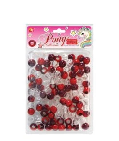 Beauty Town Extra Large 7Mm Clear & Two-Tone Round Beads Value Pack -Clore Beauty Store G00018008