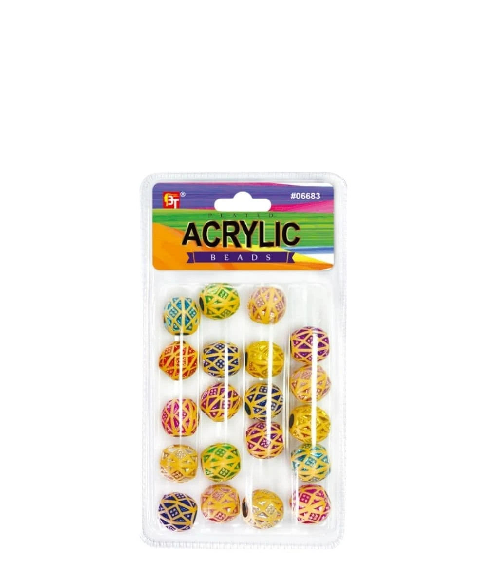 Beauty Town Plated Acrylic Beads Value Pack 2 Beauty Town Plated Acrylic Beads Value Pack - Image 2