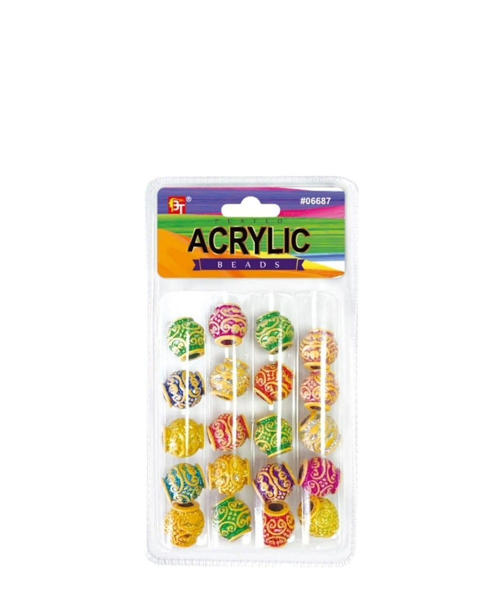 Beauty Town Plated Acrylic Beads Value Pack 7 Beauty Town Plated Acrylic Beads Value Pack - Image 7