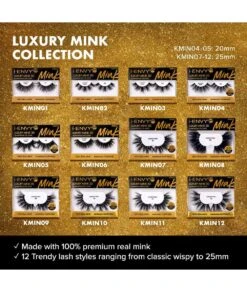 Kiss Professional I-Envy Luxury Mink Kmin 28 Kiss Professional I-Envy Luxury Mink Kmin -Clore Beauty Store G00018324 1