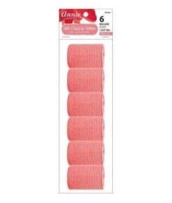 Annie Self Gripping Rollers 6 Count 1 5/8 Inch [PINK] #1314