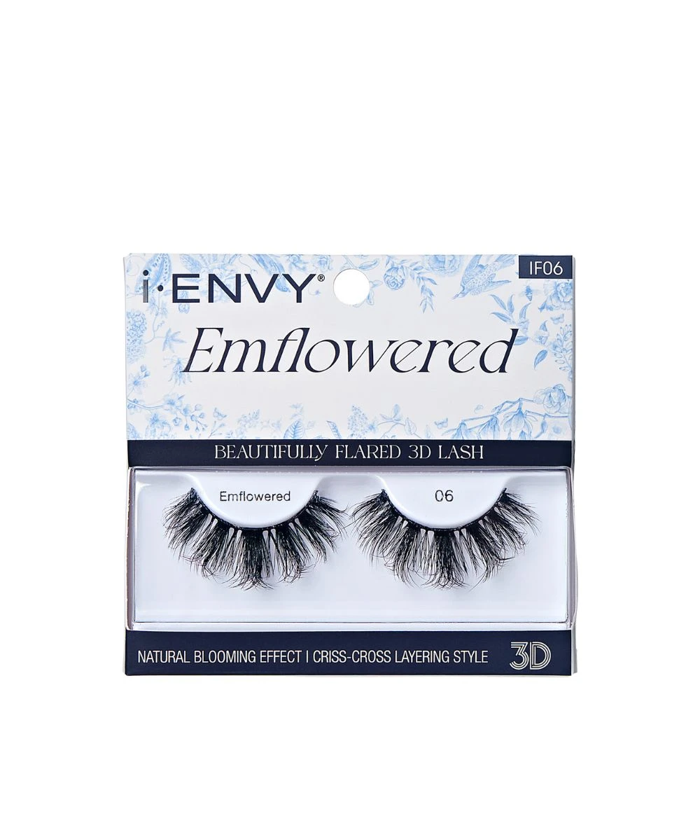 Kiss I-Envy Beautyfully Flared 3D Lash Emflowered 1 Kiss I-Envy Beautyfully Flared 3D Lash Emflowered