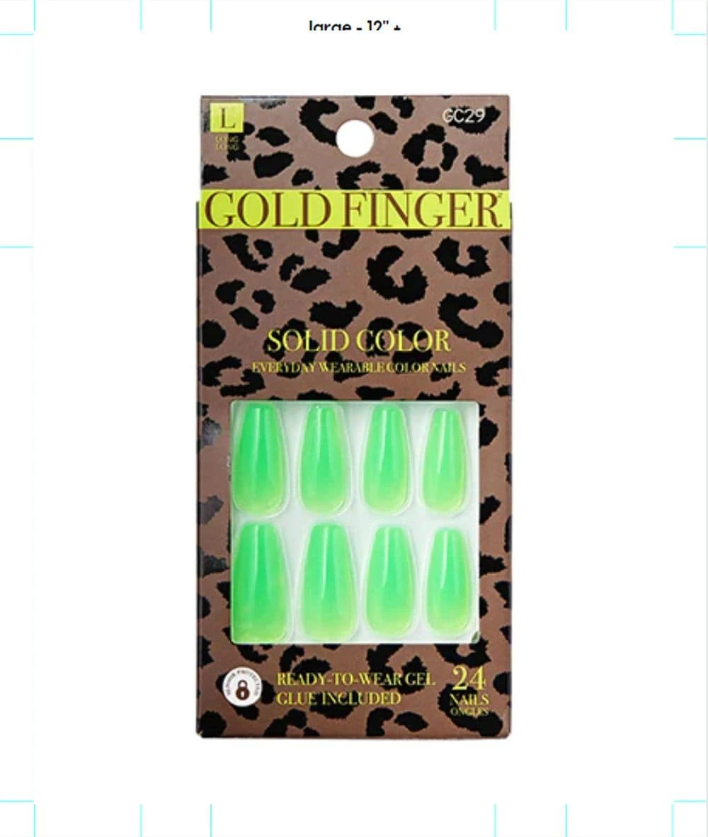 Gold Finger Solid Colors #Gc 4 Gold Finger Solid Colors #Gc - Image 4