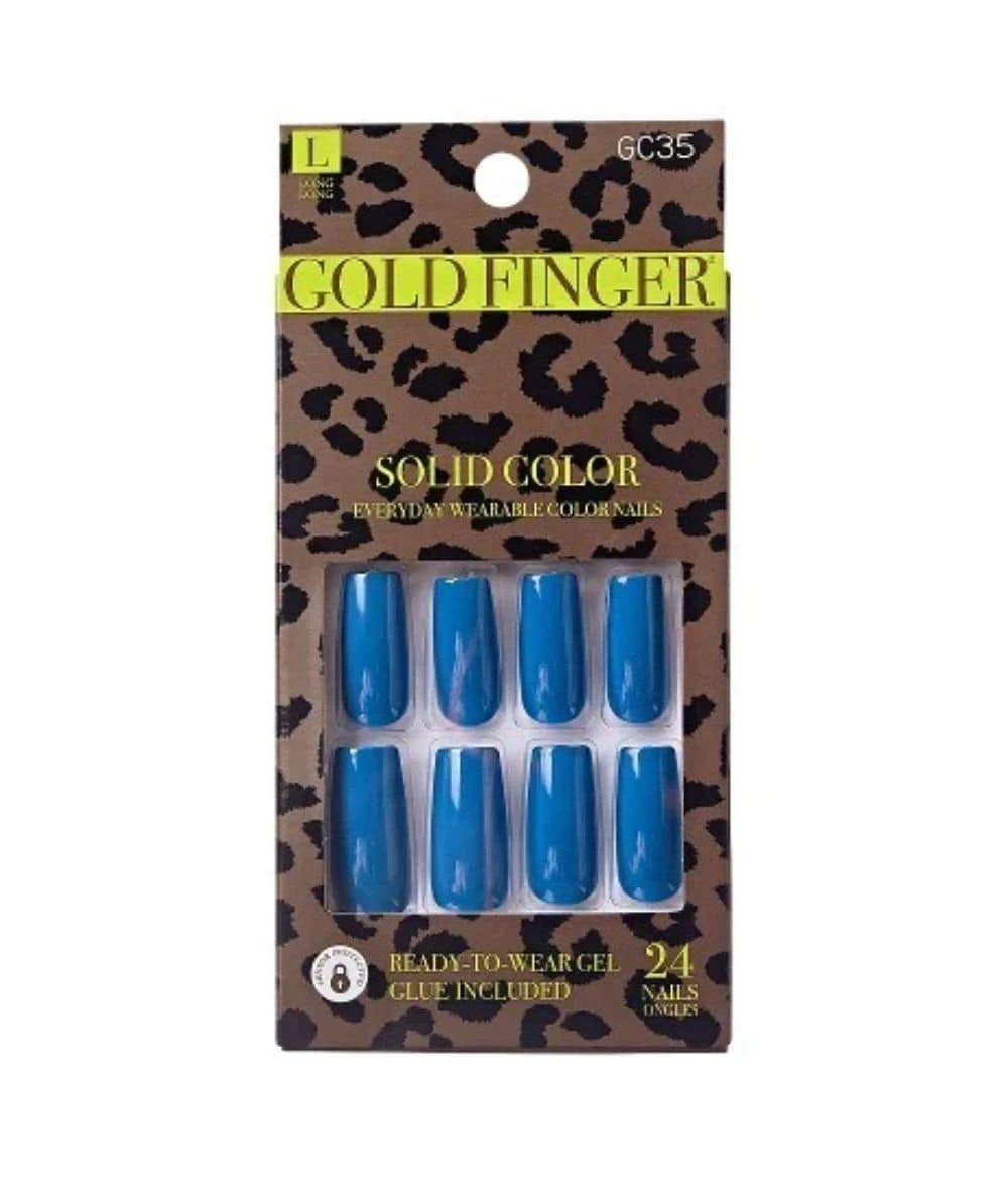 Gold Finger Solid Colors #Gc 8 Gold Finger Solid Colors #Gc - Image 8