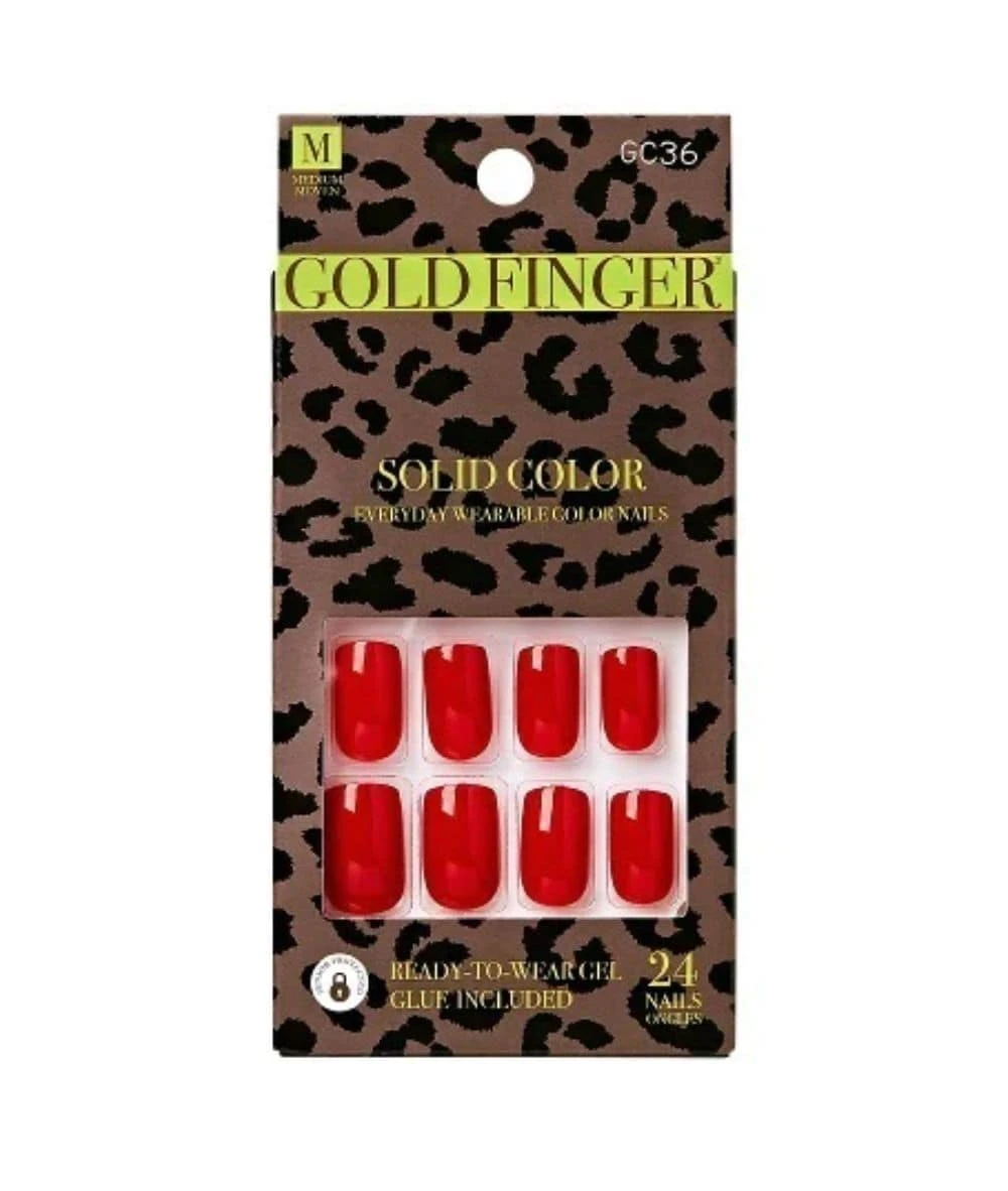 Gold Finger Solid Colors #Gc 9 Gold Finger Solid Colors #Gc - Image 9