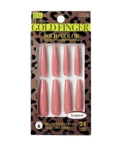 Gold Finger Sculpted Nails #Gs -Clore Beauty Store G00019455 5