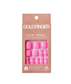 Gold Finger Solid Colors Toenails #Gct 8 Gold Finger Solid Colors Toenails #Gct -Clore Beauty Store G00019477 2