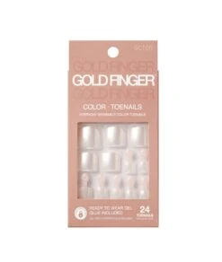 Gold Finger Solid Colors Toenails #Gct 10 Gold Finger Solid Colors Toenails #Gct -Clore Beauty Store G00019477 4