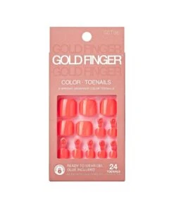 Gold Finger Solid Colors Toenails #Gct 11 Gold Finger Solid Colors Toenails #Gct -Clore Beauty Store G00019477 5
