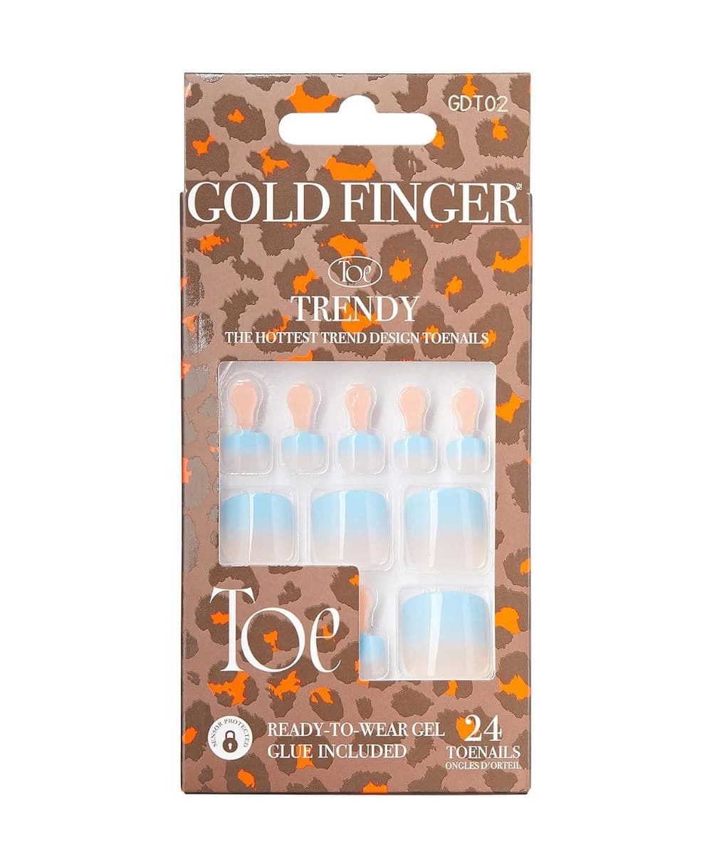 Gold Finger Trendy Toenails #Gdt 2 Gold Finger Trendy Toenails #Gdt - Image 2